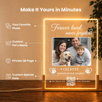 Forever Loved, Never Forgotten - Personalized Pet Memorial Night Light2