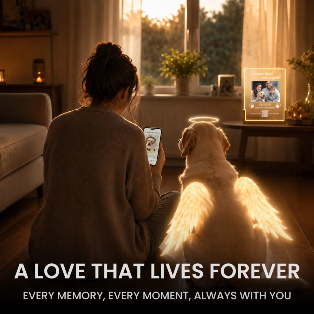 Forever Loved, Never Forgotten - Personalized Pet Memorial Night Light4