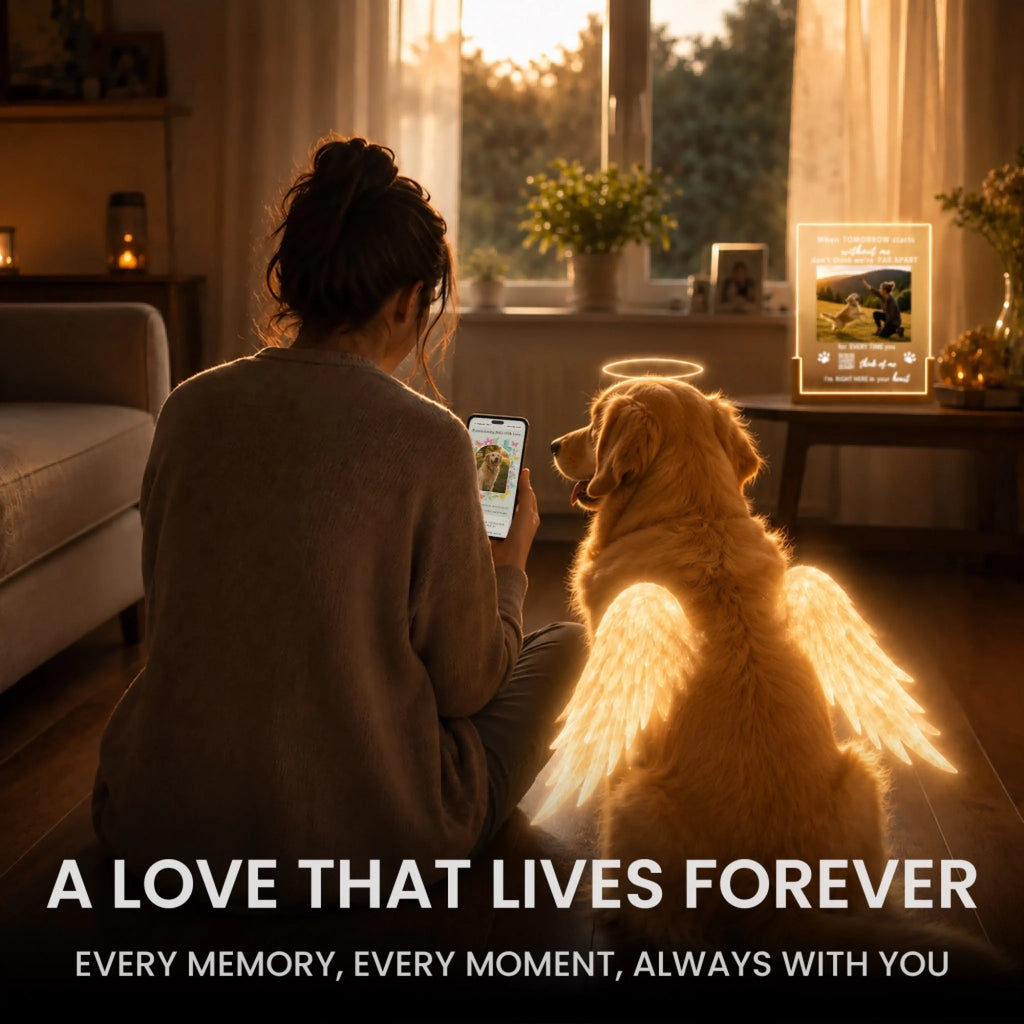 Forever Loved, Never Forgotten - Personalized Pet Memorial Night Light4